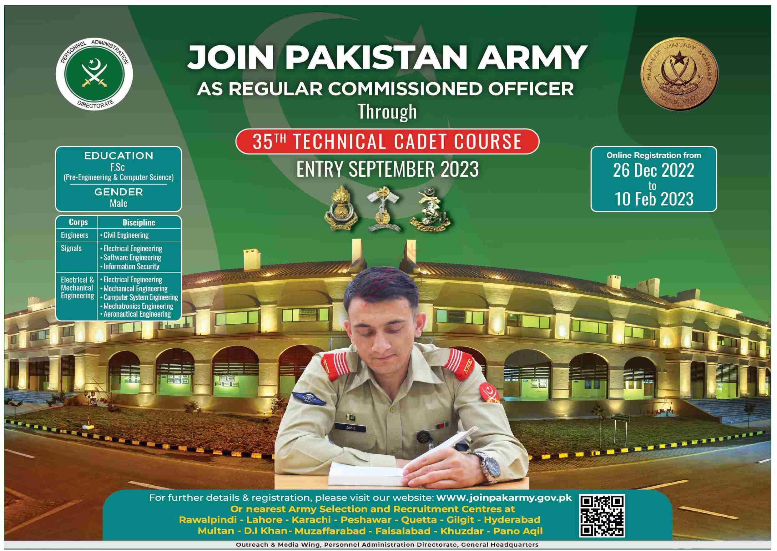 Pakistan Army Jobs 2023 | Pakistan Army Headquarters Announced Latest Hiring