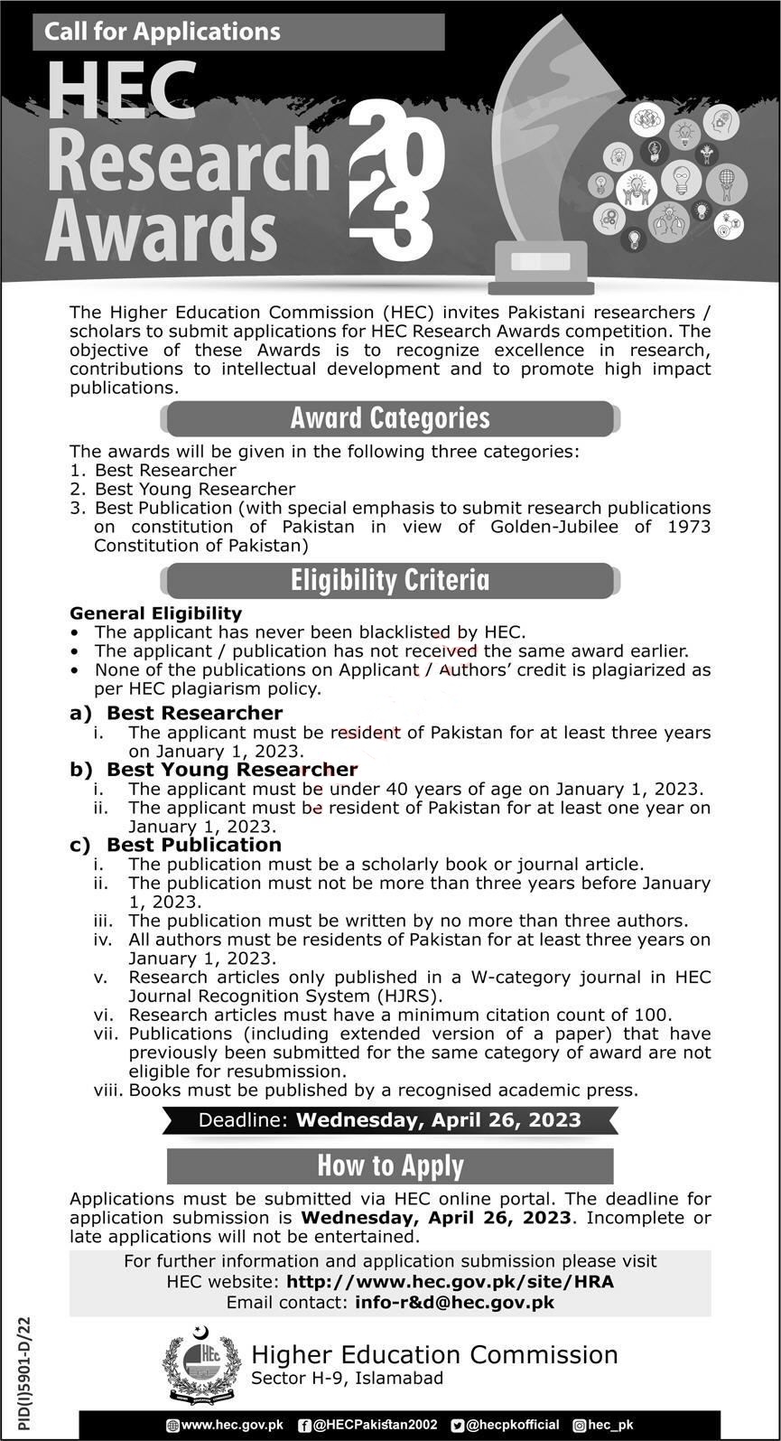 HEC Jobs 2023 | Higher Education Commission Head Office Announced Latest Vacancies