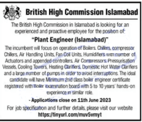latest British High Commission Jobs 2023