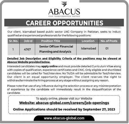 Abacus Global Latest Jobs 2023