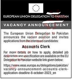 latest European Union Delegation to Pakistan Jobs 2023