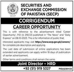 Latest SECP Jobs 2023 | Positions Vacant at Securities and Exchange Commission of Pakistan 