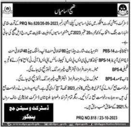 District & Session Court Jobs 2023