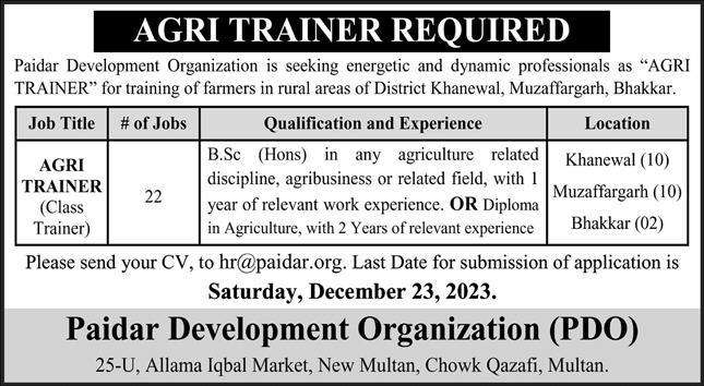 Job Opportunities at NGO